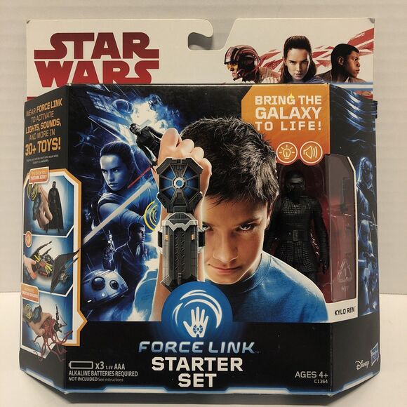 Star Wars Force Link Starter Set Wrist Band The Last Jedi with Kylo Ren Figure - Picture 2 of 4